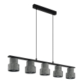 Eglo 39855 - Pendellampe på ledning HILCOTT 5xE27/40W/230V