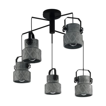 Eglo - Loftlampe 5xE27/40W/230V