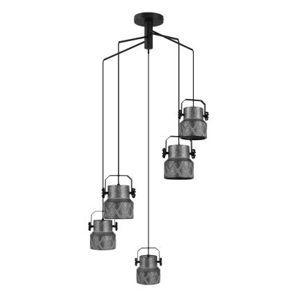 Eglo - Loftlampe 5xE27/40W/230V