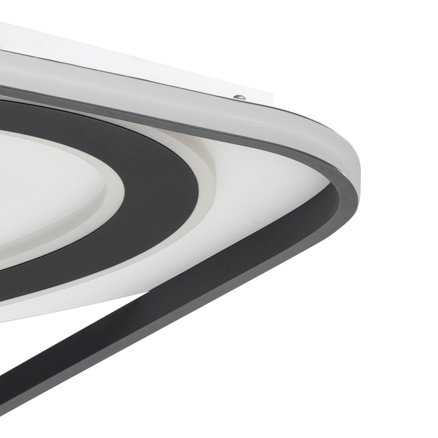Eglo - LED loftlampe dæmpbar LED/28W/230V+LED/13W+ LED/2,8W 3000-6500K sort + fjernbetjening