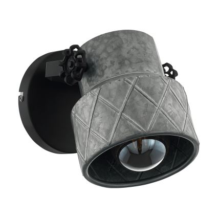 Eglo 39868 - Væglampe HILCOTT 1xE27/40W/230V