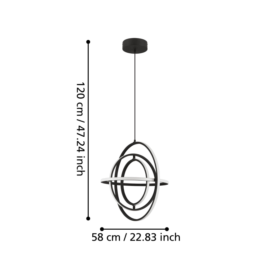 Eglo - LED pendel LED/44W/230V