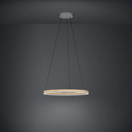Eglo - LED pendel dæmpbar LED/36W/230V 3000K grå/eg