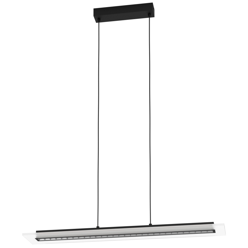 Eglo - LED pendel dæmpbar LED/57,5W/230V 3000K sort + fjernbetjening