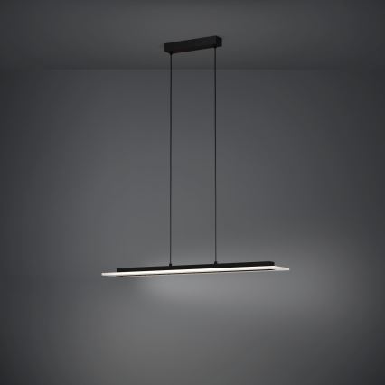 Eglo - LED pendel dæmpbar LED/57,5W/230V 3000K sort + fjernbetjening