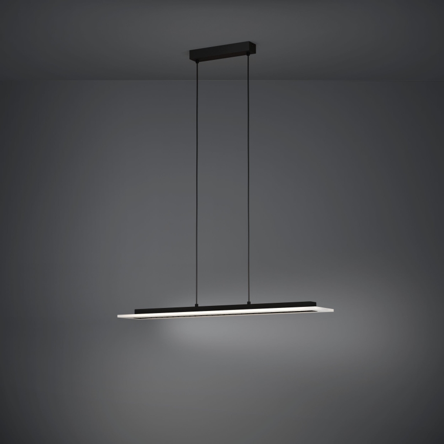 Eglo - LED pendel dæmpbar LED/57,5W/230V 3000K sort + fjernbetjening
