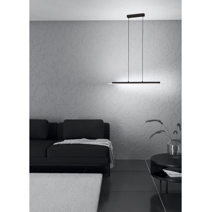 Eglo - LED pendel dæmpbar LED/57,5W/230V 3000K sort + fjernbetjening