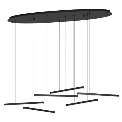 Eglo - LED pendel dæmpbar 6xLED/8,4W/230V 3000K sort