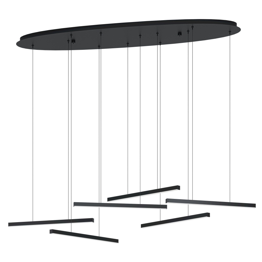 Eglo - LED pendel dæmpbar 6xLED/8,4W/230V 3000K sort