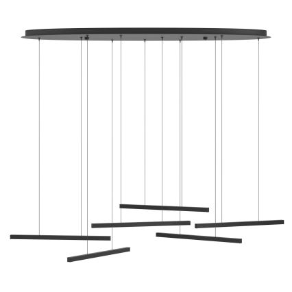 Eglo - LED pendel dæmpbar 6xLED/8,4W/230V 3000K sort