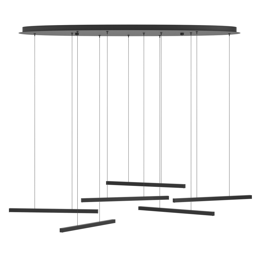 Eglo - LED pendel dæmpbar 6xLED/8,4W/230V 3000K sort