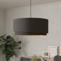 Eglo 39931 - Pendel på ledning MANDERLINE 1xE27/40W/230V brun/guld