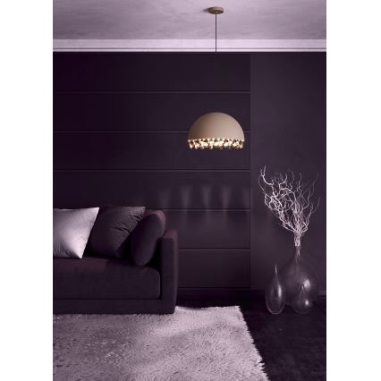 Eglo - Pendel 1xE27/40W/230V brun