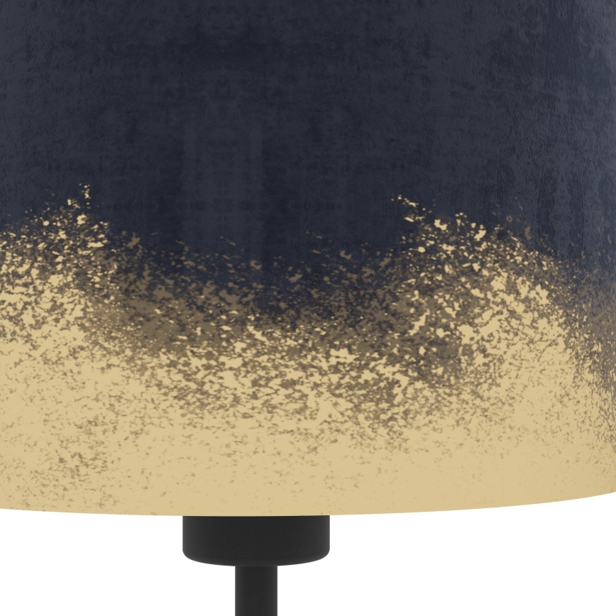 Eglo 39975 - Bordlampe CASUARITA 1xE27/40W/230V blå/guldfarvet