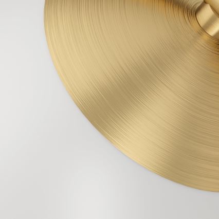 Eglo - Gulvlampe 1xE27/40W/230V guldfarvet
