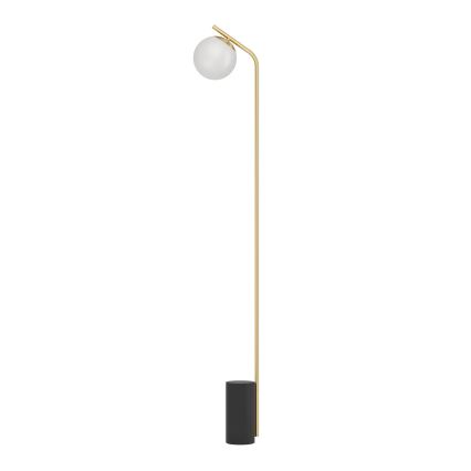 Eglo - Gulvlampe 1xE27/40W/230V guldfarvet