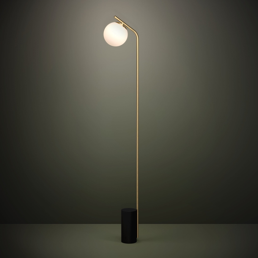 Eglo - Gulvlampe 1xE27/40W/230V guldfarvet