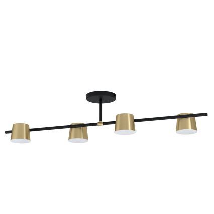 Eglo - LED loftlampe 4xGU10/4,6W/230V 3000K guldfarvet