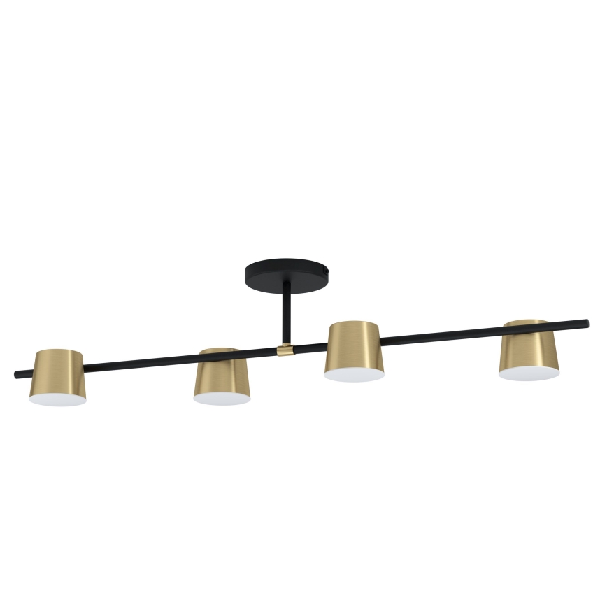 Eglo - LED loftlampe 4xGU10/4,6W/230V 3000K guldfarvet