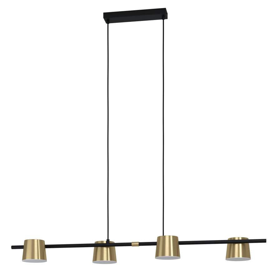 Eglo - LED pendel 4xGU10/4,6W/230V 3000K guldfarvet