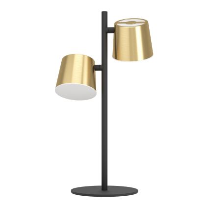 Eglo - LED bordlampe 2xGU10/4,6W/230V 3000K guldfarvet