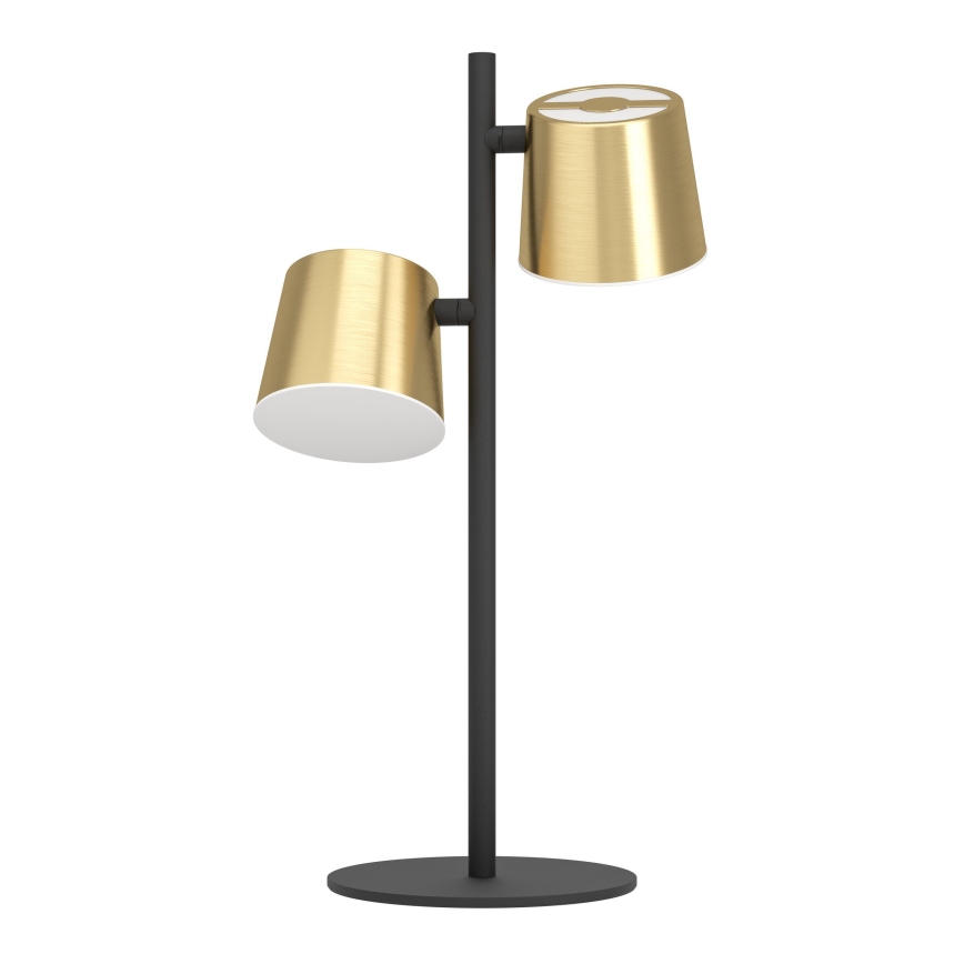 Eglo - LED bordlampe 2xGU10/4,6W/230V 3000K guldfarvet