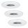 Eglo - 3x LED badeværelseslampe IGOA 1xGU10/3.3W/230V