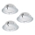 Eglo - 3x LED indbygningsspot PINEDA 1xLED/6W/230V