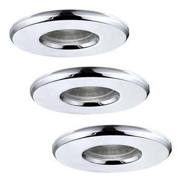 Eglo - 3x LED spotlights til badeværelse IGOA 1xLED/3,3W/230V IP44