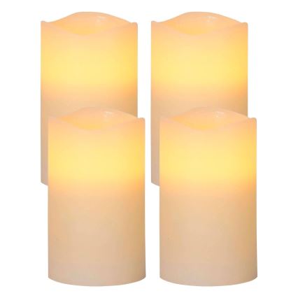 Eglo - 4x LED stearinlys 1xLED/0,066W/3xAAA beige