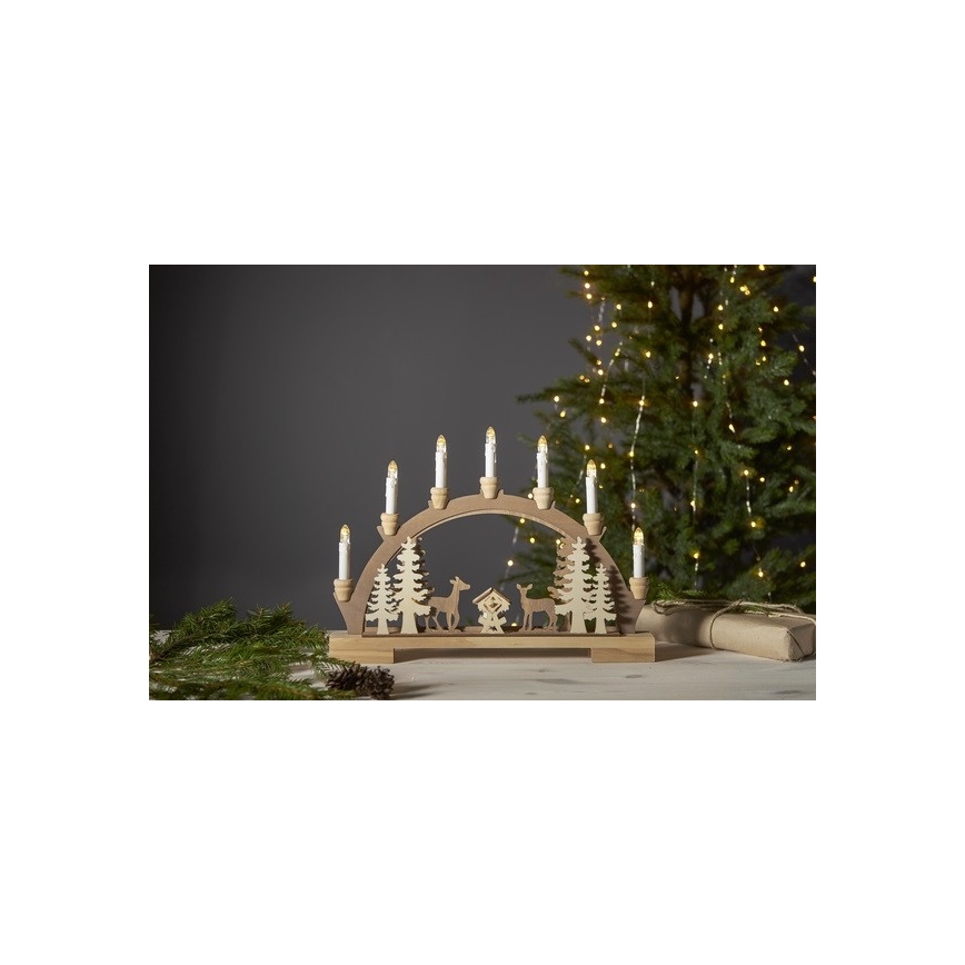 Eglo - LED julelysestage 10xLED/0,03W/2xAA