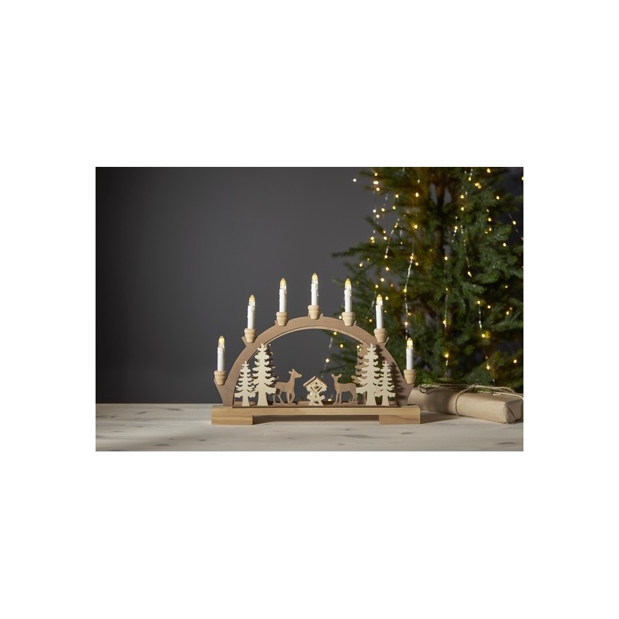 Eglo - LED julelysestage 10xLED/0,03W/2xAA