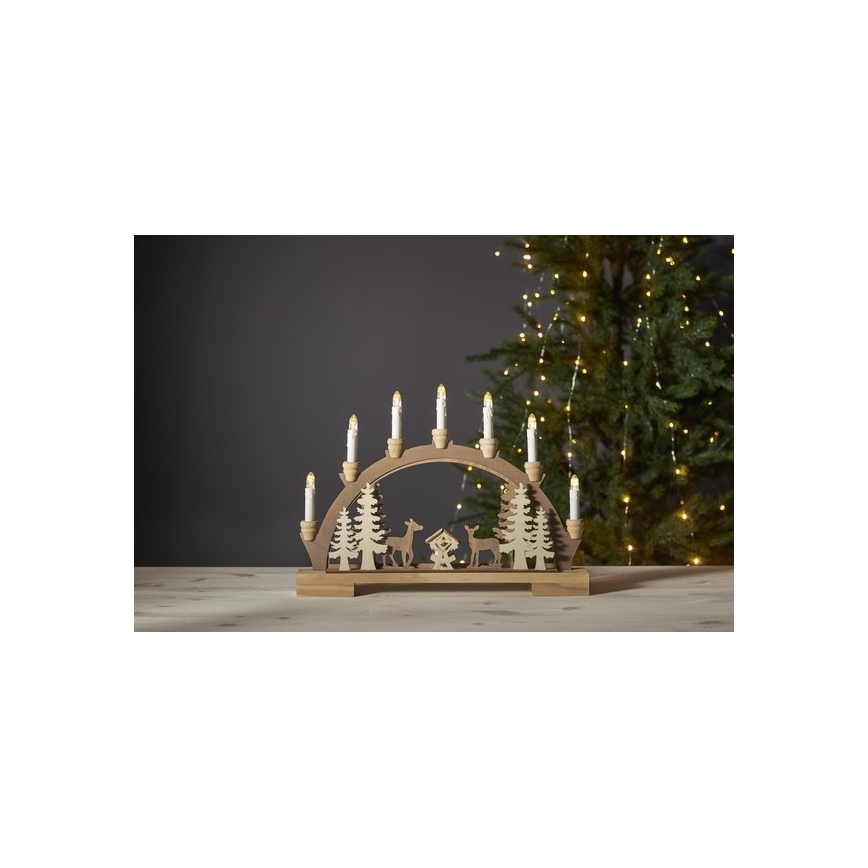 Eglo - LED julelysestage 10xLED/0,03W/2xAA