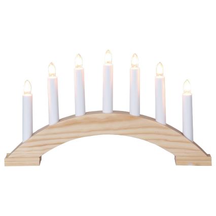 Eglo - Julelysestage 7xE10/3W/230V 22x29 cm