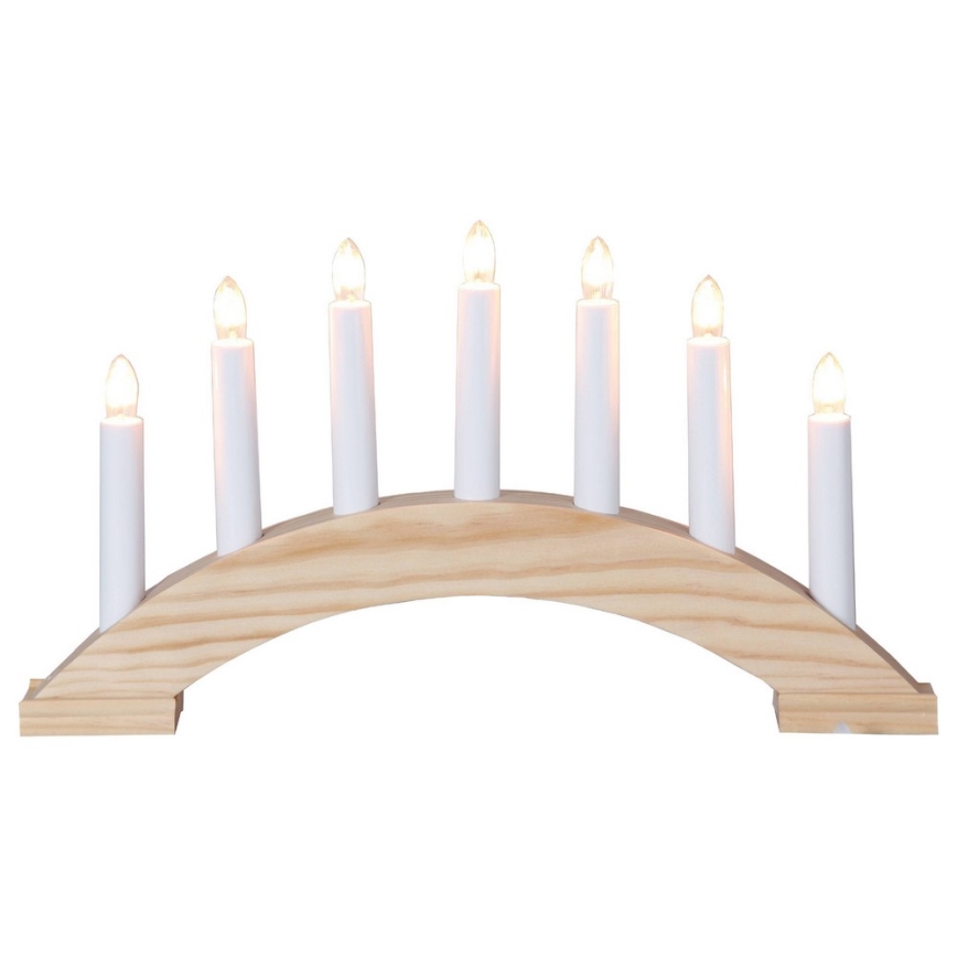 Eglo - Julelysestage 7xE10/3W/230V 22x29 cm