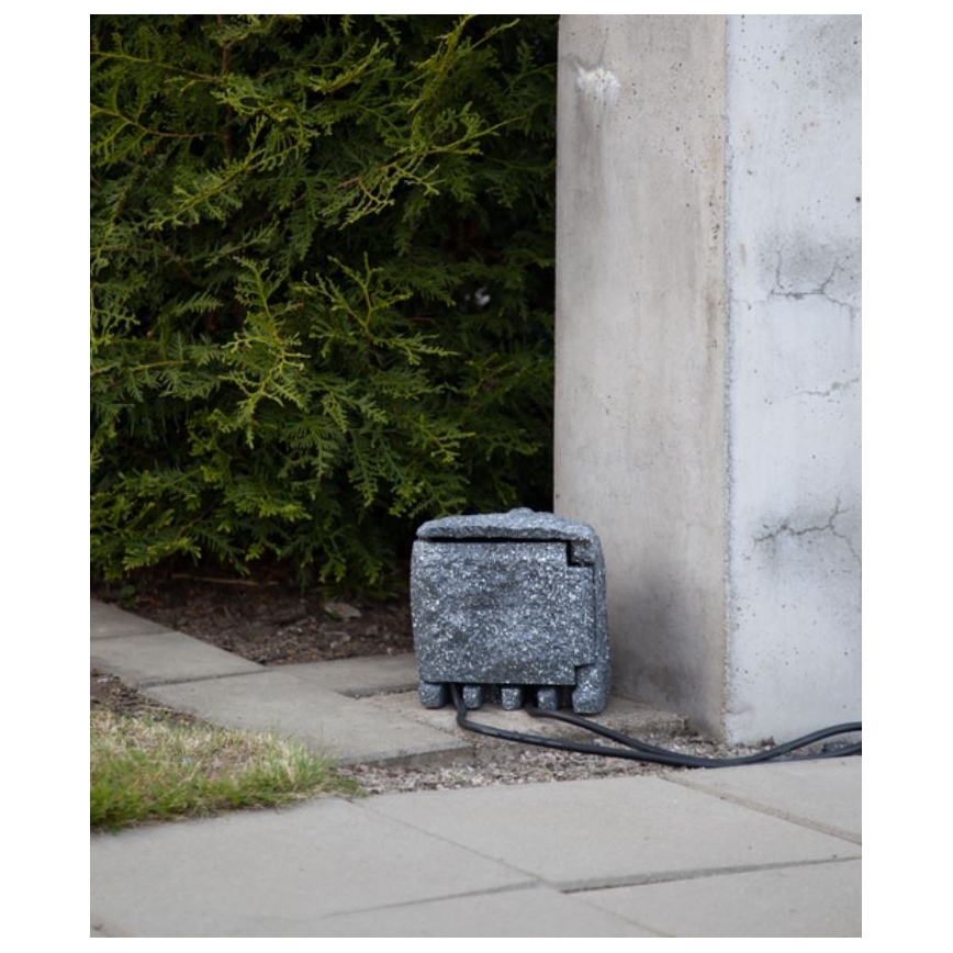 Eglo - Udendørs forlængerledning med 4 stikkontakter 3680W/230V IP44