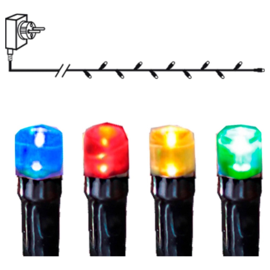 Eglo - LED udendørs lyskæde 80 x LED, 8 m, IP44, multifarvet