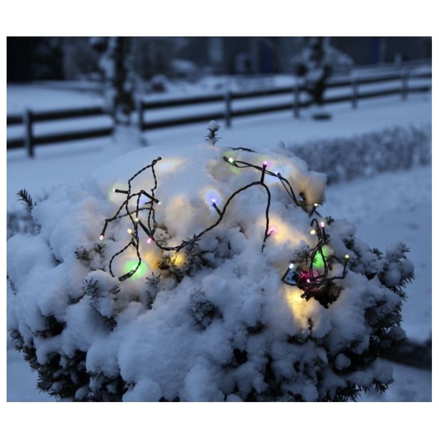 Eglo - LED udendørs lyskæde 80 x LED, 8 m, IP44, multifarvet