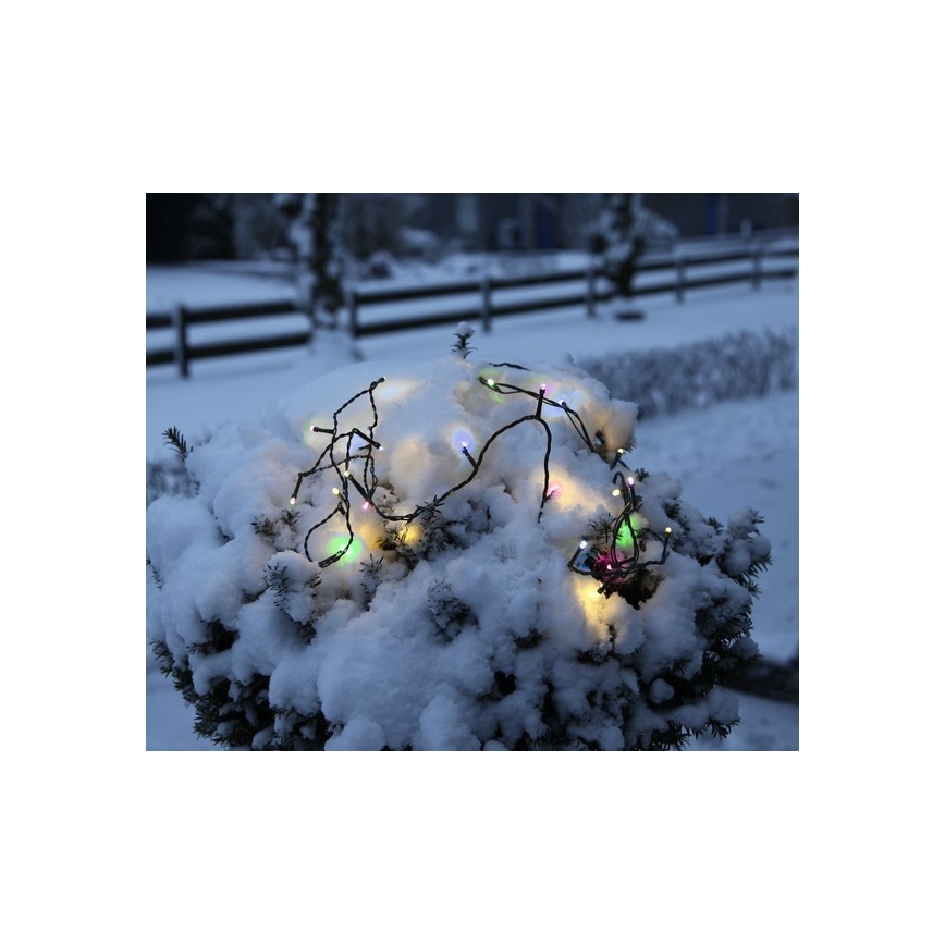 Eglo - LED Udendørs julelyskæde 160xLED 26m IP44 multifarvet