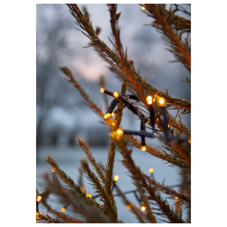 Eglo - LED udendørs julelyskæde 1200xLED 29m IP44 varm hvid