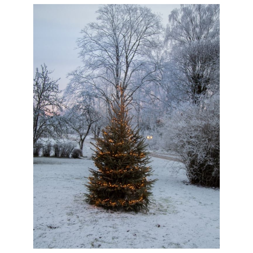 Eglo - LED udendørs julelyskæde 1200xLED 29m IP44 varm hvid