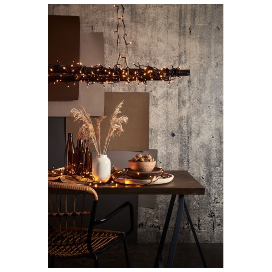 Eglo - LED udendørs julelyskæde 1200xLED 29m IP44 varm hvid
