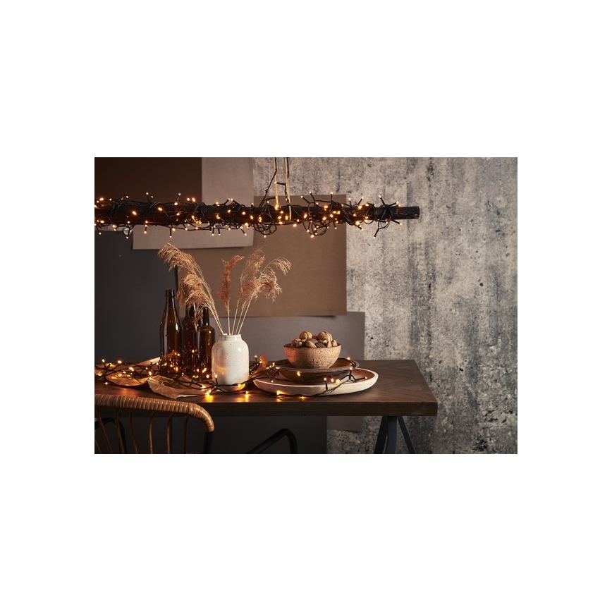 Eglo - Udendørs LED julelyskæde 180xLED 17,6m IP44 varm hvid
