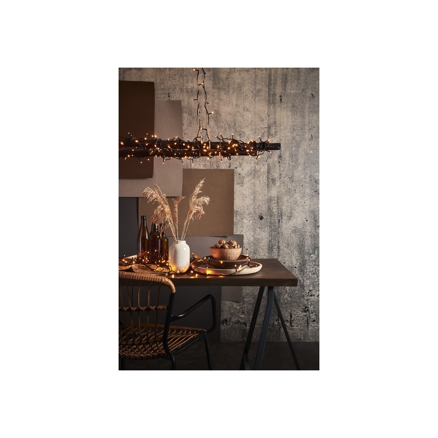 Eglo - Udendørs LED julelyskæde 180xLED 17,6m IP44 varm hvid