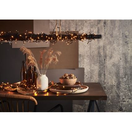 Eglo - LED udendørs lyskæde 80 LED, 10,5 m, IP44, varm hvid