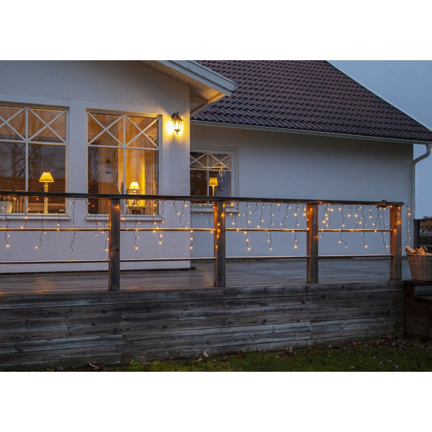 Eglo 410824 - Udendørs LED julelyskæde 480xLED/17x0,55 m IP44 varm hvid