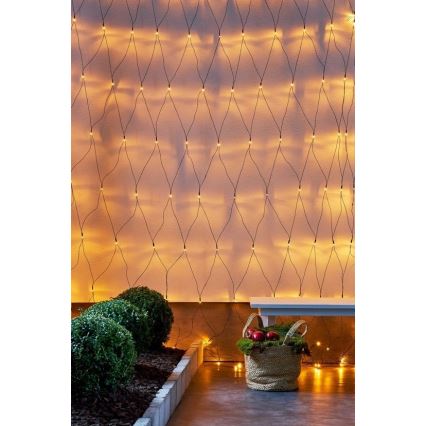 Eglo - Udendørs LED lyskæde 160xLED 2 m IP44 varmt hvidt lys