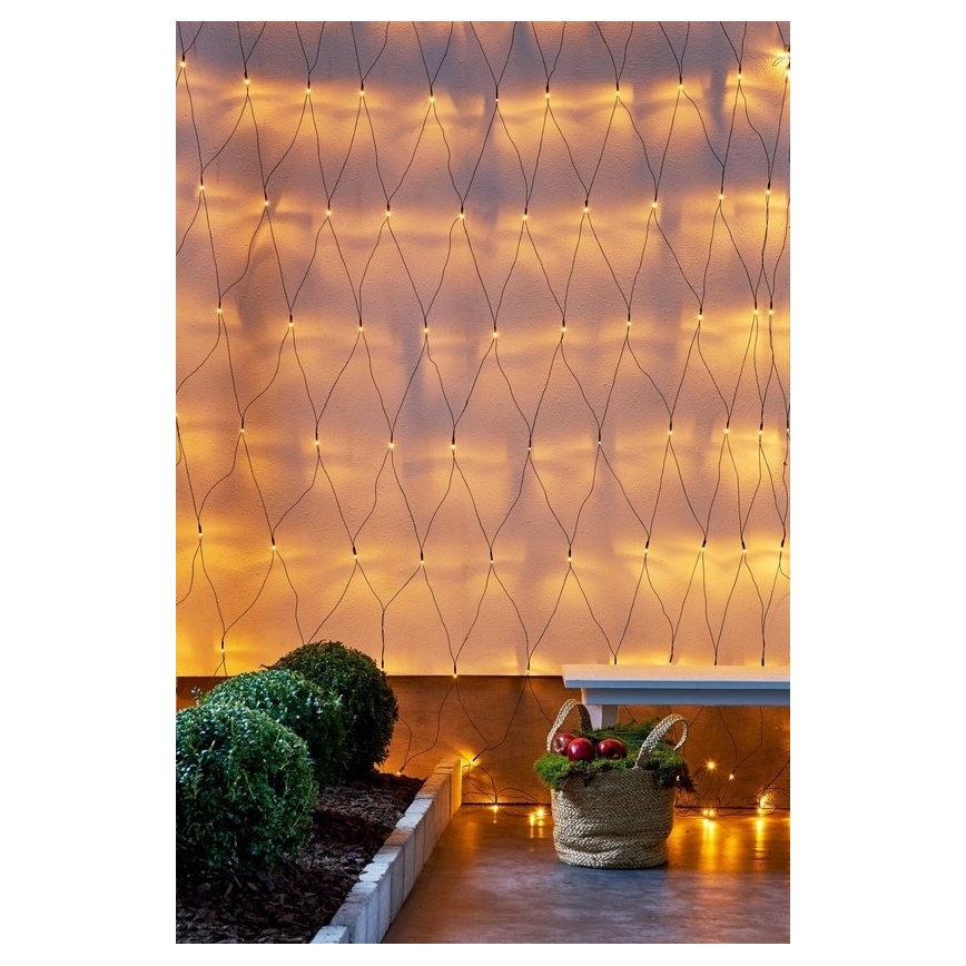 Eglo - Udendørs LED lyskæde 160xLED 2 m IP44 varmt hvidt lys