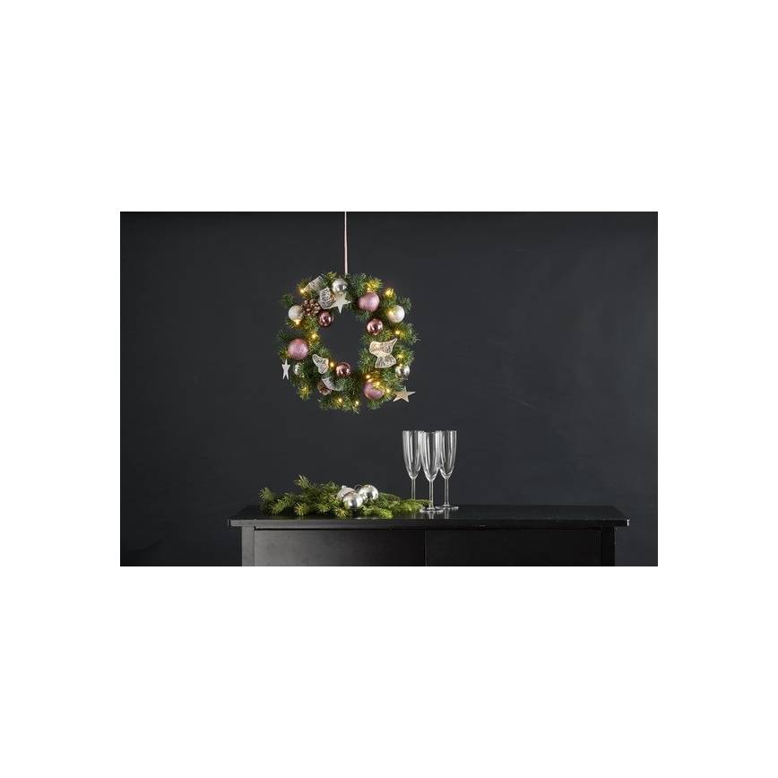 Eglo - LED julekrans 20xLED/0,064W/3xAA