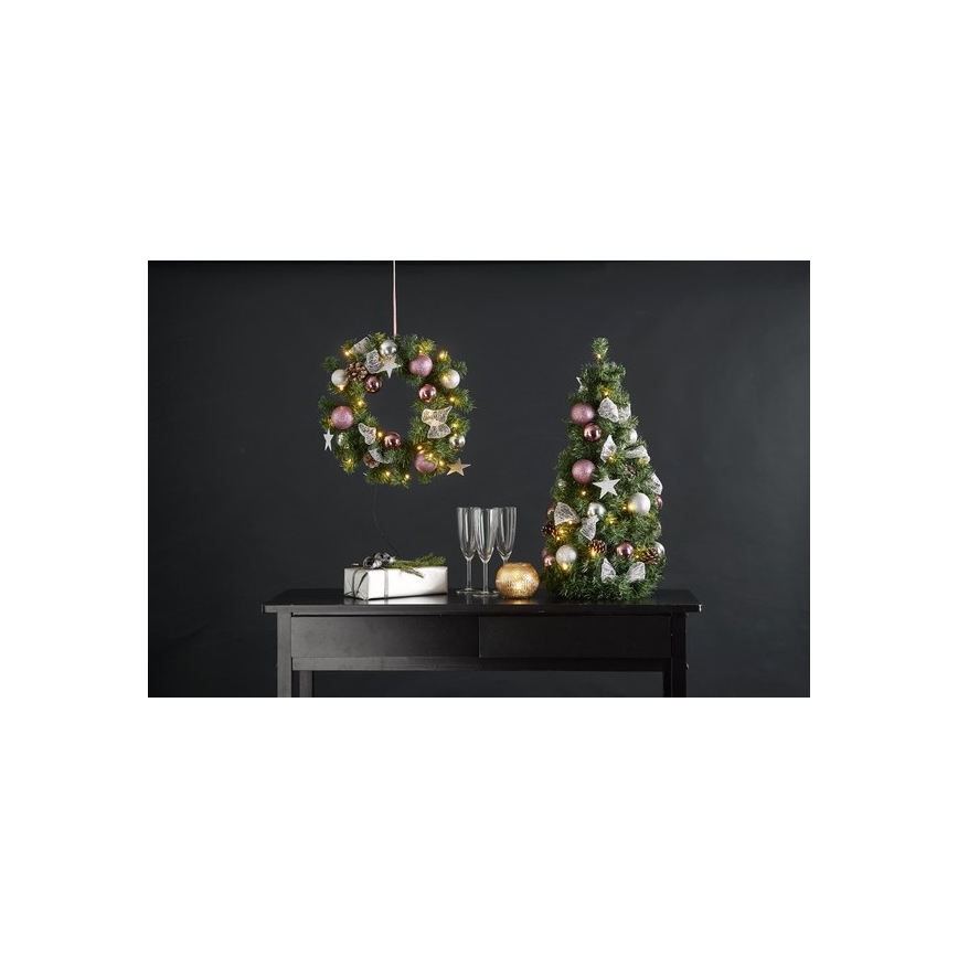 Eglo - LED julekrans 20xLED/0,064W/3xAA
